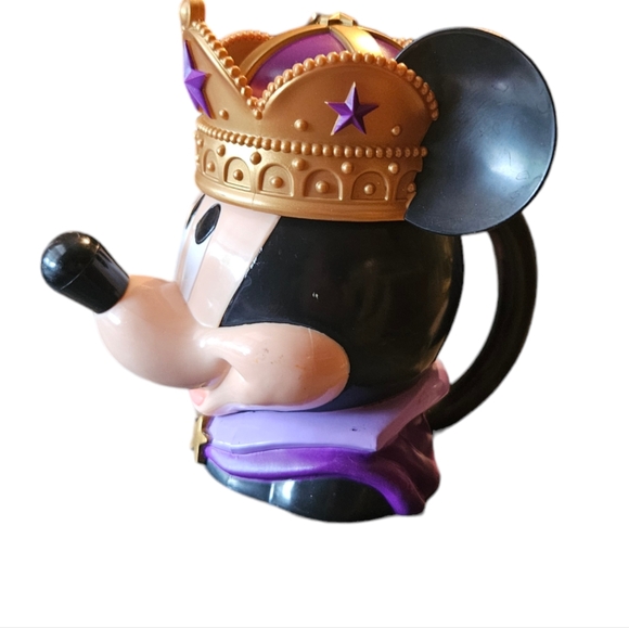 Disney Mickey Mouse Flip Top King Crown Cup Disney On Ice Mug - Picture 2 of 5